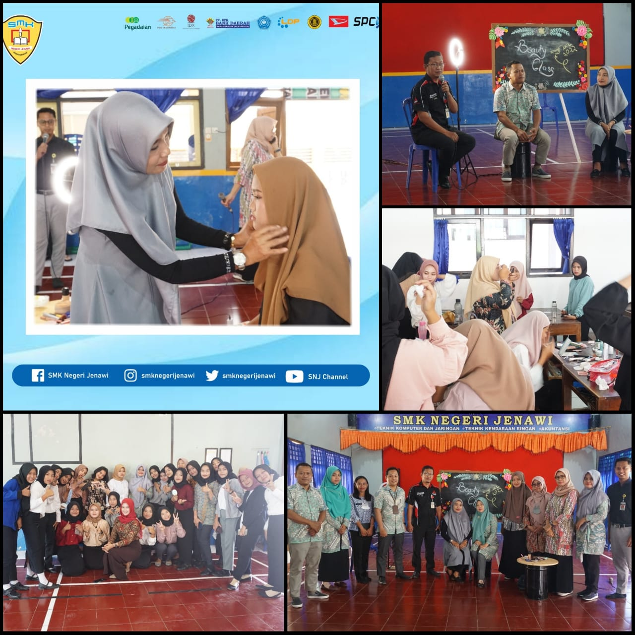 Siapkan Lulusan Akuntansi yang Siap Kerja SMKN Jenawi Adakan Beauty Class With Yudhistira MUA  make-up artist