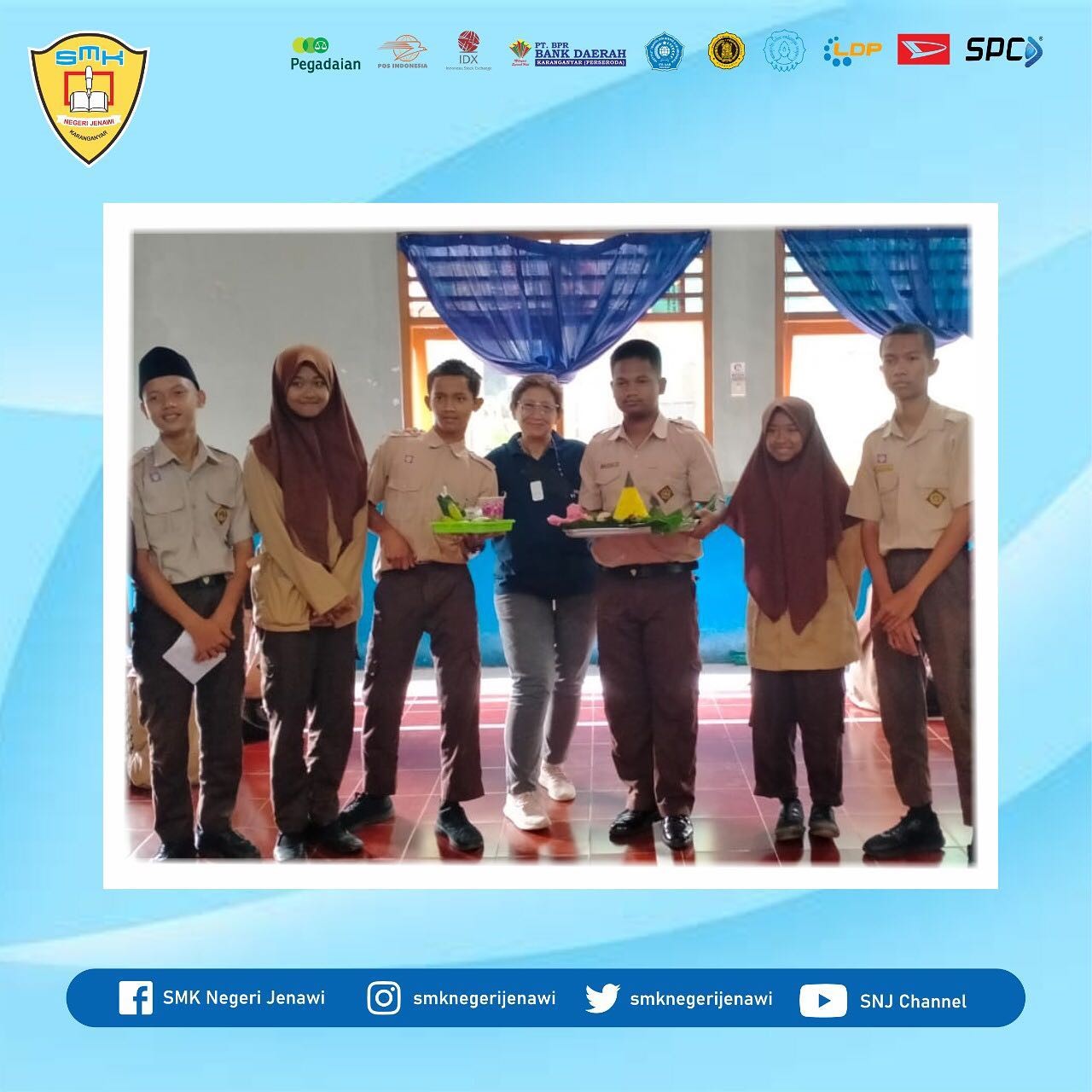 Pengawas SMK Hadiri Kegiatan Projek Penguatan Profil Pelajar Pancasila SMK Negeri Jenawi