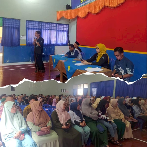 Wali Murid Kelas XI SMKN Jenawi Mengikuti Sosialisasi Magang PT Tiga Pilar