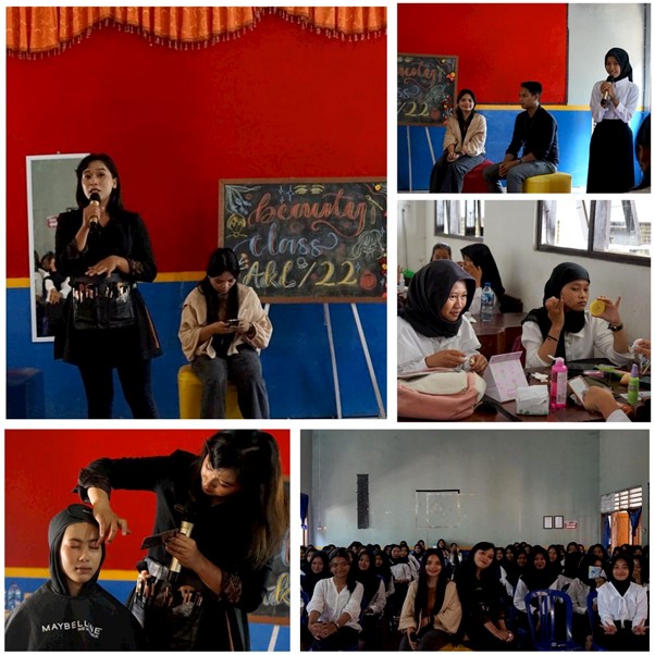 Sebanyak 108 Siswi AKL SMKN Jenawi Mengikuti Beauty Class bersama Maybelline New York