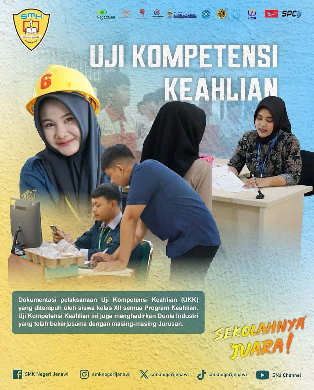 Uji Kompetensi Keahlian SMK Negeri Jenawi Siapkan Siswa Siap Kerja