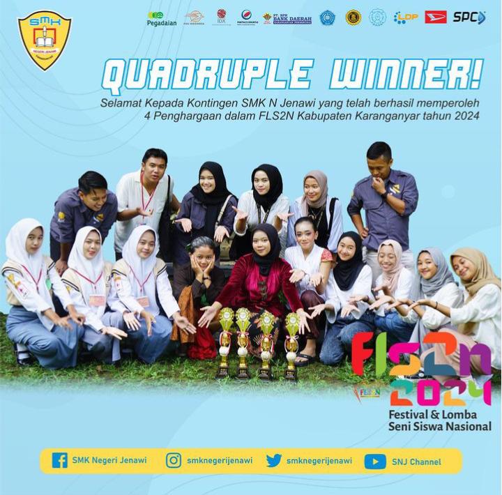 SNJ Memboyong Piala dalam Lomba FLS2N Cabang Dianas Wilayah VI