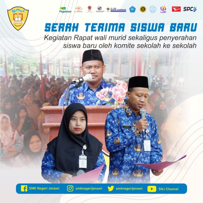 SERAH TERIMA PESERTA DIDIK BARU SMKN JENAWI 2024