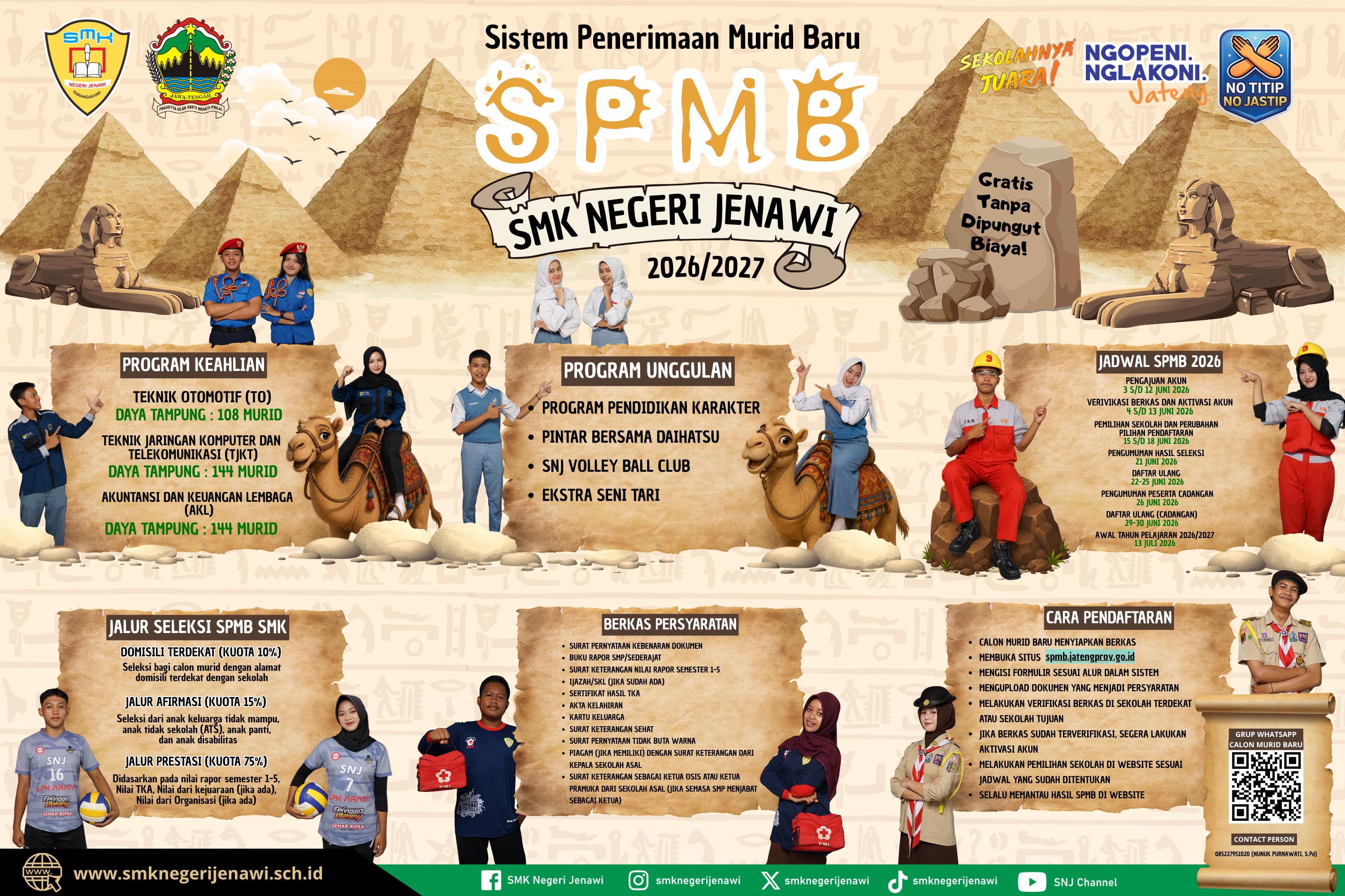 Pamflet PPDB SMK Negeri Jenawi